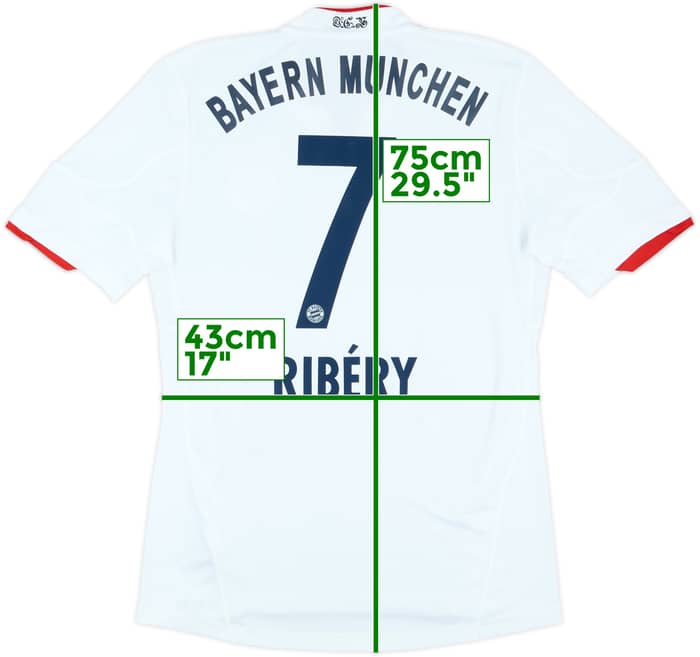 2010-11 Bayern Munich Away Shirt Ribery #7 - 4/10 - (S)