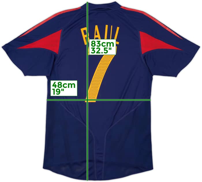 2004-06 Spain Third Shirt Raul #7 - 8/10 - (S)