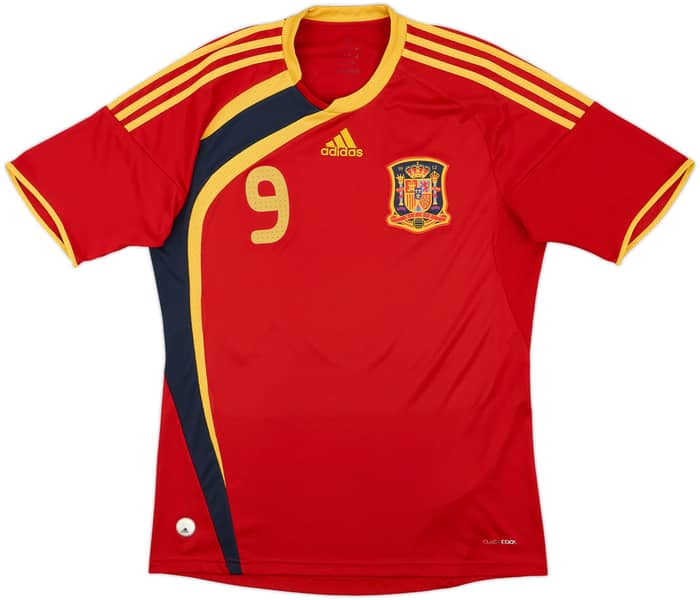 2009 Spain Home Shirt Torres #9 - 8/10 - (M)