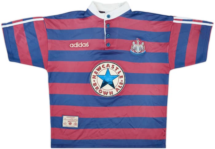 1995-96 Newcastle Away Shirt Ginola #14 - 6/10 - (M.Boys)