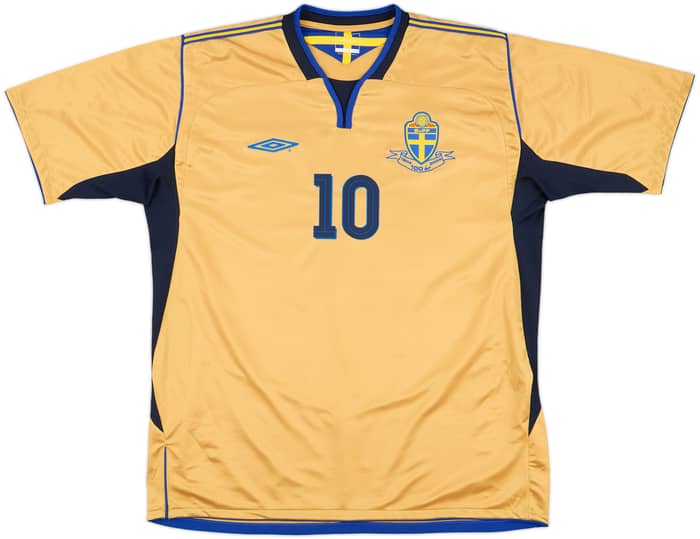 2004-05 Sweden Anniversary Third Shirt Ibrahimovic #10 - 10/10 - (XXL)