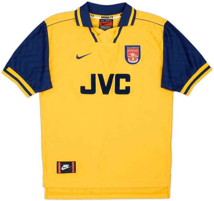 1996-97 Arsenal Away Shirt Wright #8 - 8/10 - (S)