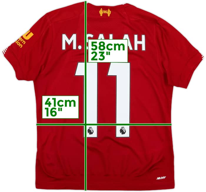 2019-20 Liverpool Home Shirt M.Salah #11 - 6/10 - (M.Boys)