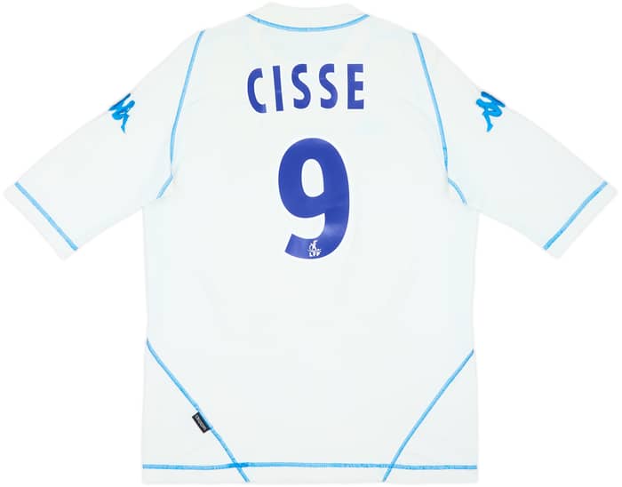 2003-04 Auxerre Home Shirt Cisse #9 - 8/10 - (XL)