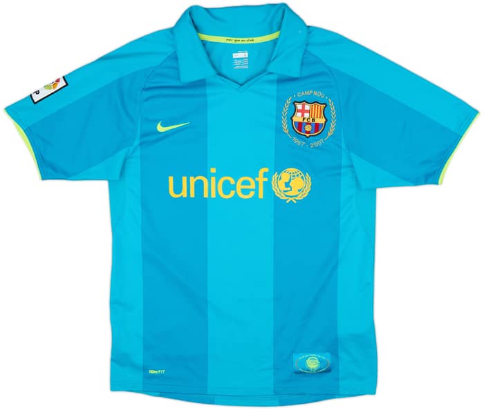 2007-09 Barcelona Away Shirt Ronaldinho #10 - 8/10 - (S)