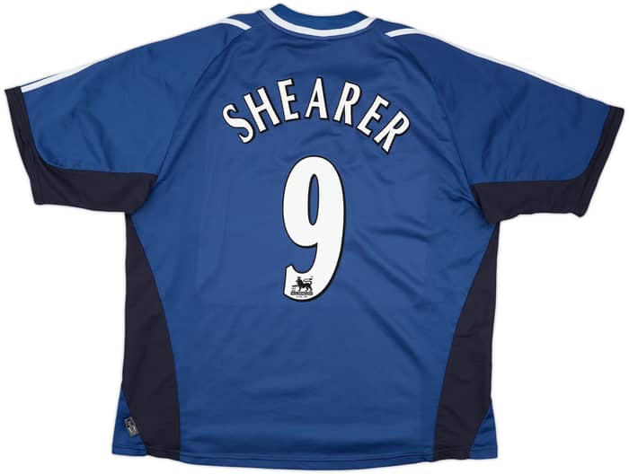 2001-02 Newcastle Away Shirt Shearer #9 - 9/10 - (XXL)