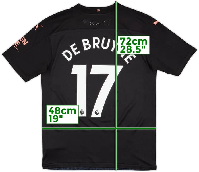 2020-21 Manchester City Authentic Away Shirt De Bruyne #17 (M)
