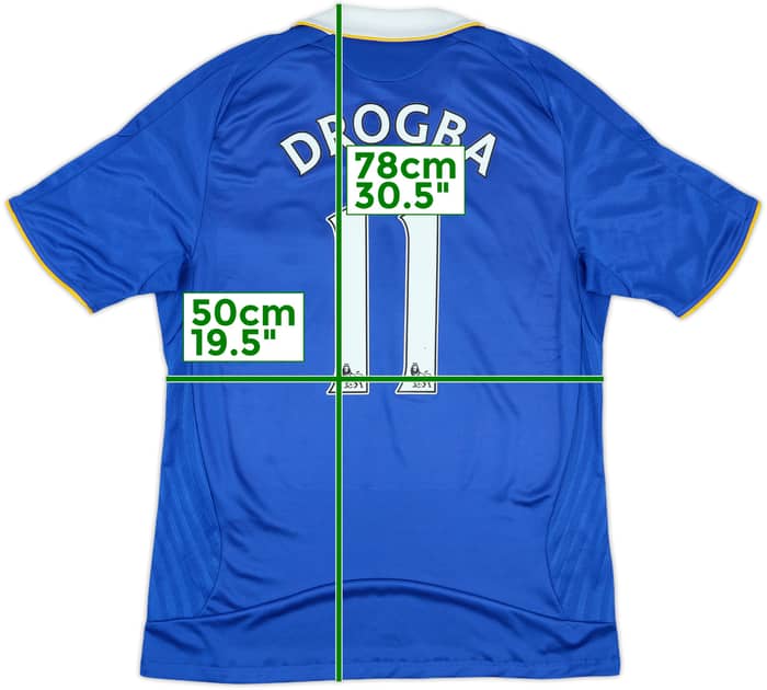 2008-09 Chelsea Home Shirt Drogba #11 - 7/10 - (XL)