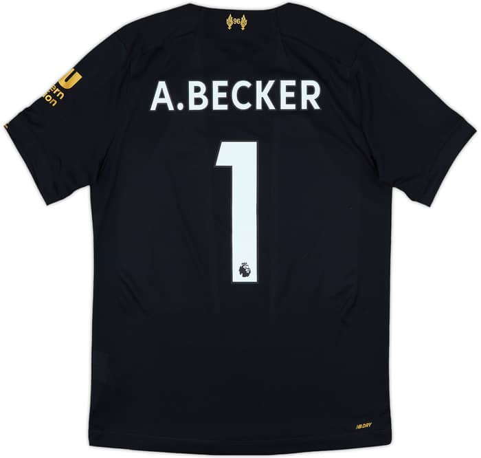 2020-21 Liverpool GK S/S Shirt A.Becker #1 - 10/10 - (S)