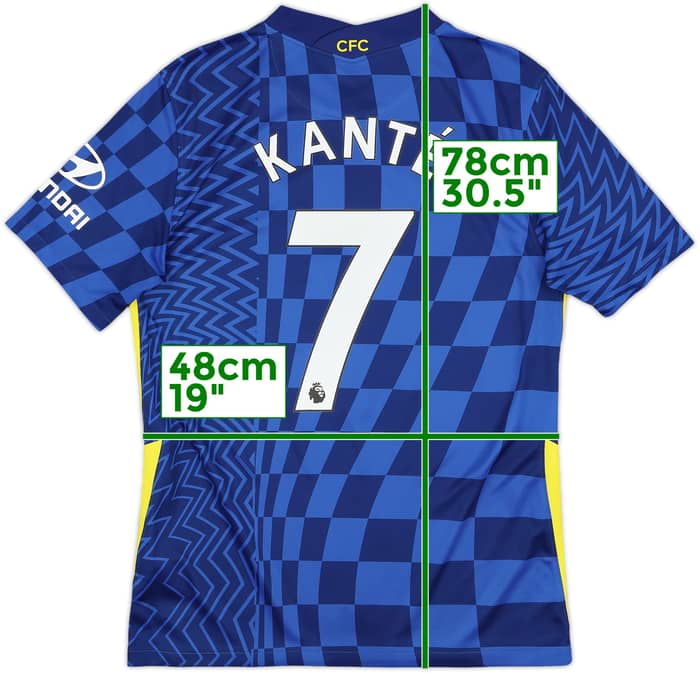 2021-22 Chelsea Home Shirt Kante #7 - 10/10 - (M)