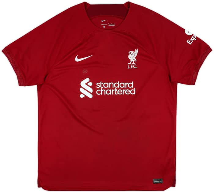 2021-22 Liverpool Home Shirt Salah #11 - 6/10 - (XL)