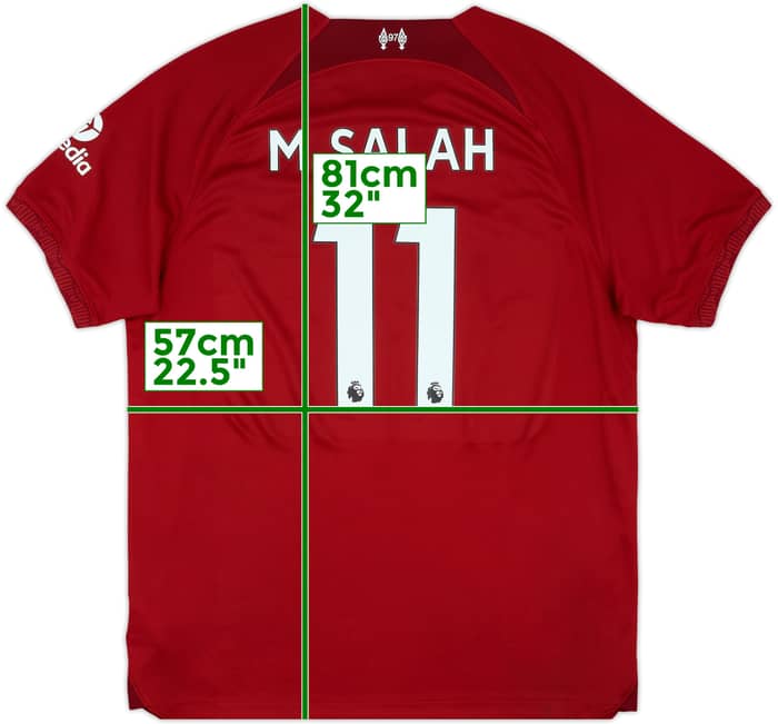 2021-22 Liverpool Home Shirt Salah #11 - 6/10 - (XL)