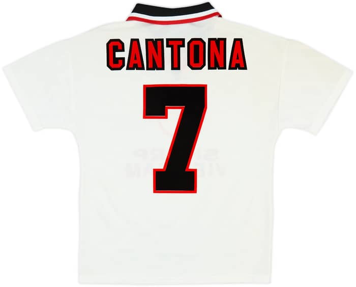 1996-97 Manchester United Away Shirt Cantona #7 - 6/10 - (Y)