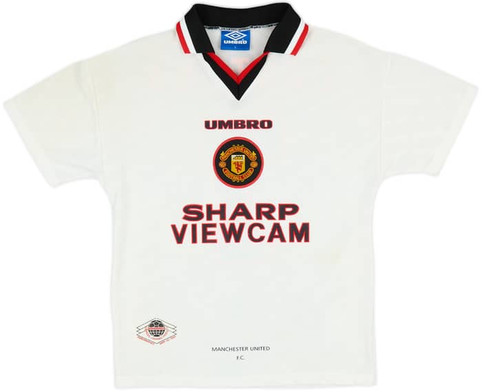 1996-97 Manchester United Away Shirt Cantona #7 - 6/10 - (Y)