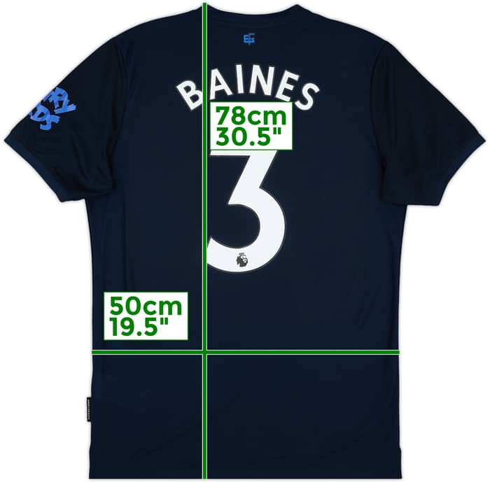 2019-20 Everton Third Shirt Baines #3 - 10/10 - (L)