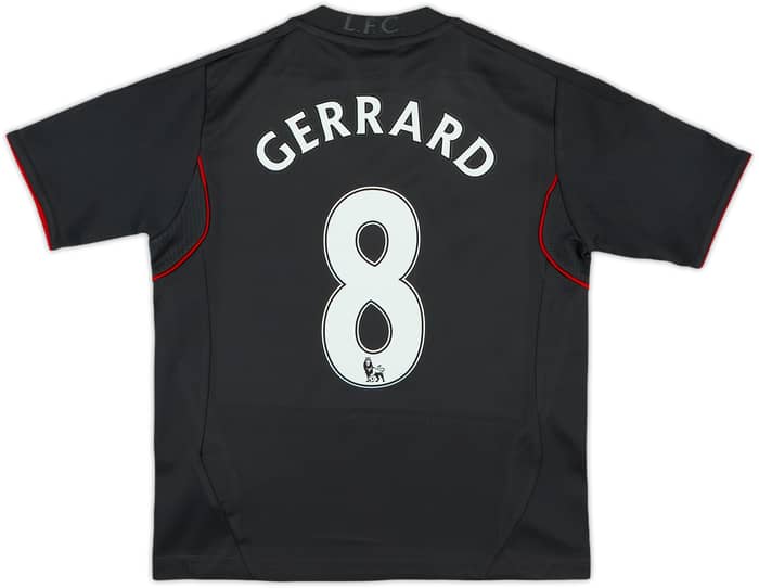 2011-12 Liverpool Away Shirt Gerrard #8 - 8/10 - (5-6 Years)