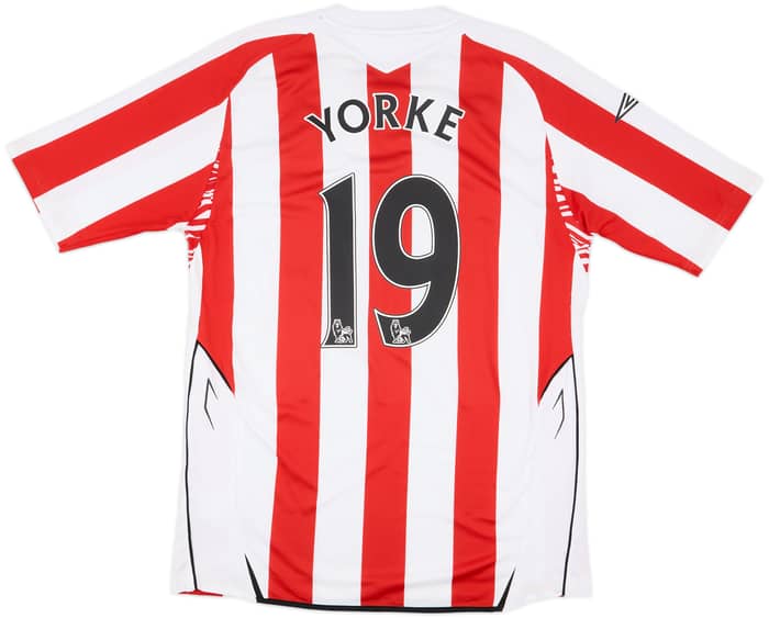 2007-08 Sunderland Home Shirt Yorke #19 - 6/10 - (L)