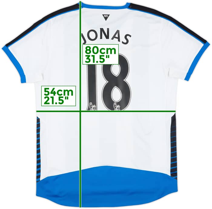 2015-16 Newcastle Home Shirt Jonas #18 - 8/10 - (L)