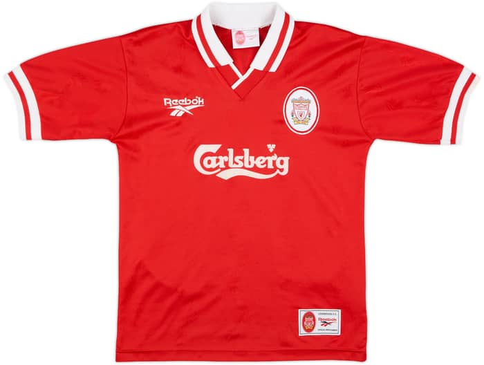 1996-98 Liverpool Home Shirt Fowler #9 - 9/10 - (Y)
