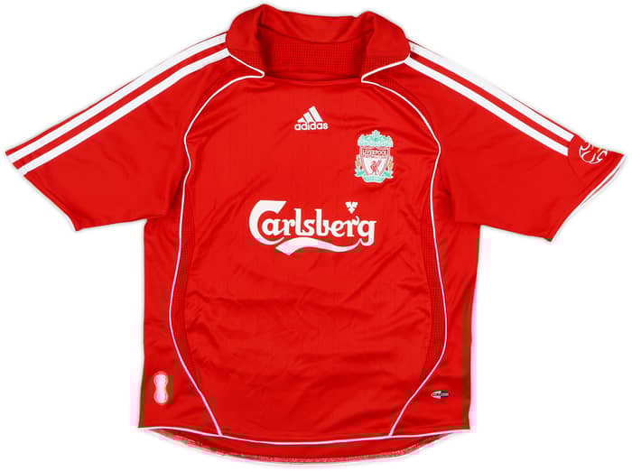 2006-08 Liverpool Home Shirt Torres #9 - 9/10 - (S.Boys)