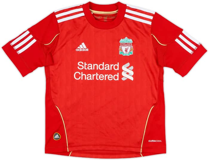 2010-12 Liverpool Home Shirt Suarez #7 - 9/10 - (7-8 Years)