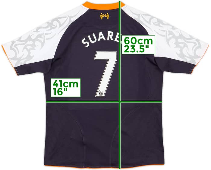 2012-13 Liverpool Third Shirt Suarez #7 - 9/10 - (M.Boys)