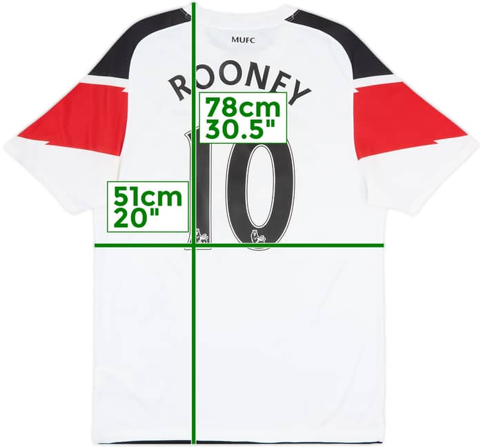 2012-14 Manchester United Away Shirt Rooney #10 - 5/10 - (M)