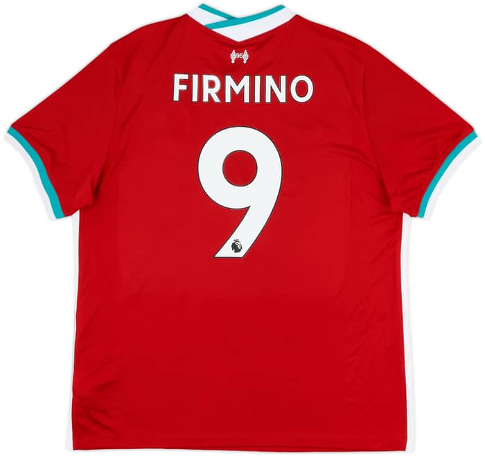 2020-21 Liverpool Home Shirt Firmino #9 - 9/10 - (XL)