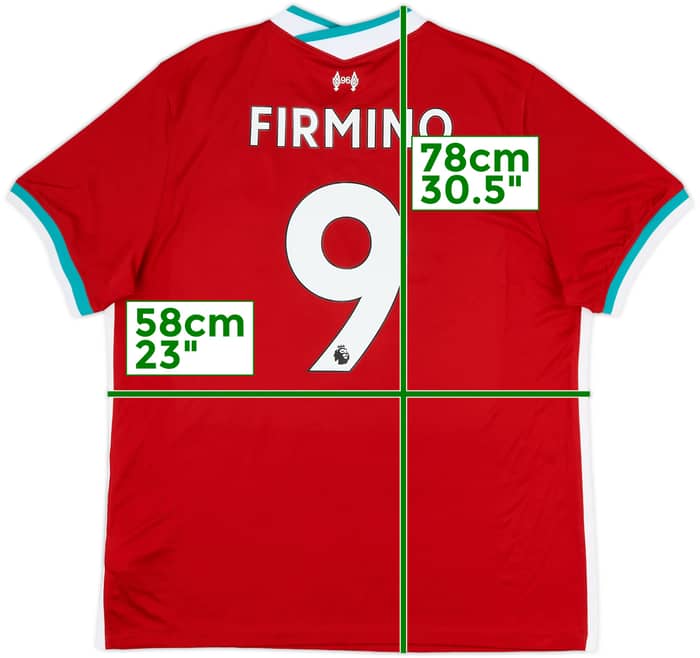 2020-21 Liverpool Home Shirt Firmino #9 - 9/10 - (XL)