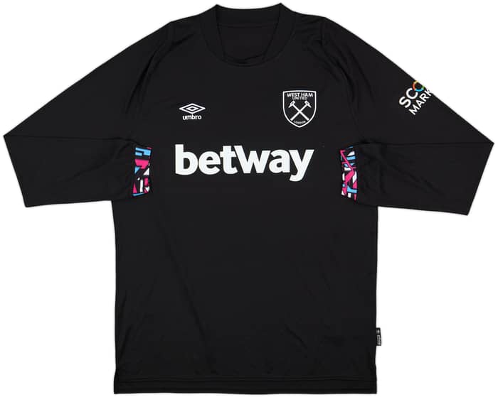 2022-23 West Ham United Away L/S Shirt Bowen #20 - 9/10 - (XL)
