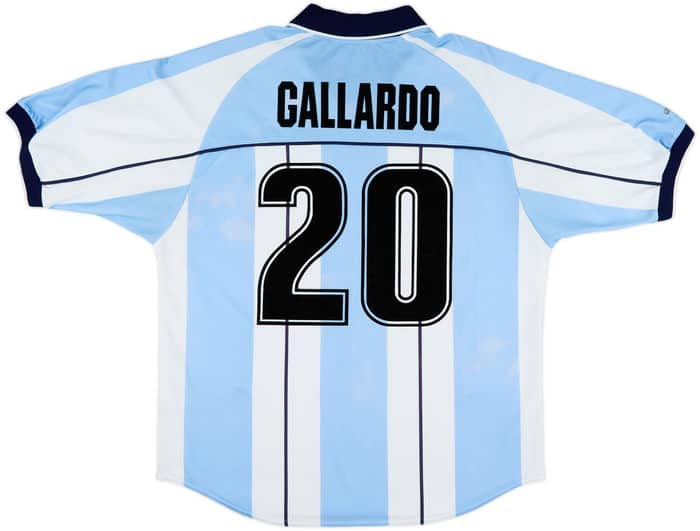 2000-01 Argentina Home Shirt Gallardo #20 - 4/10 - (XL)
