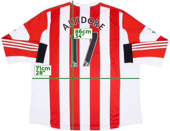 2013-14 Sunderland Home L/S Shirt Altidore #17 - 6/10 - (3XL)