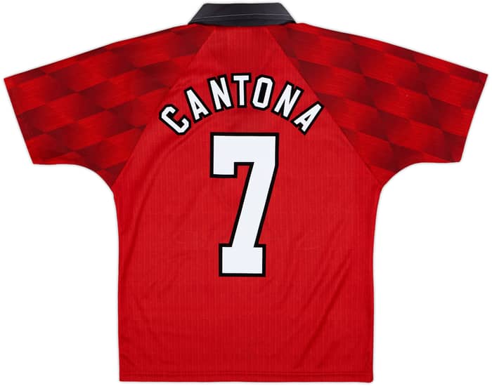 1996-98 Manchester United Home Shirt Cantona #7 - 10/10 - (Y)