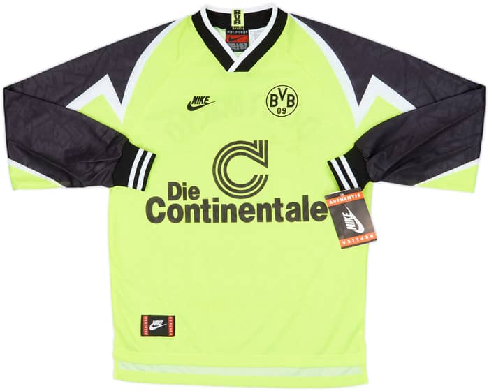 1995-96 Borussia Dortmund Home L/S Shirt Sammer #6 (M)