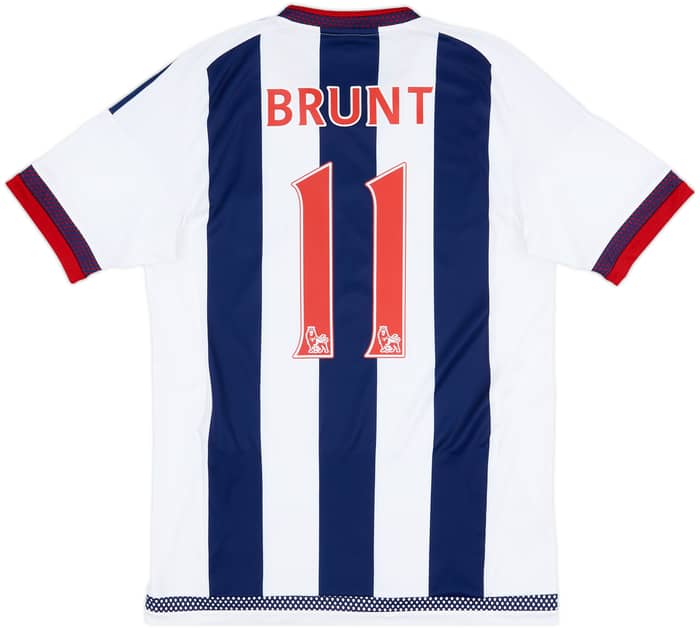 2015-16 West Brom Home Shirt Brunt #11 - 8/10 - (S)