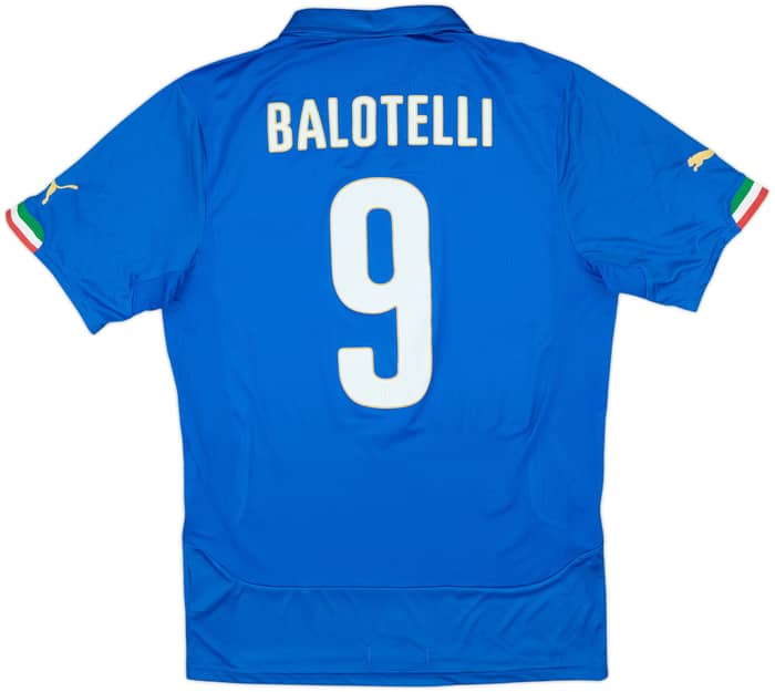 2014-15 Italy Home Shirt Balotelli #9 (L)