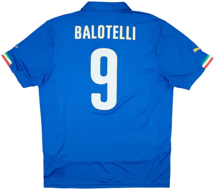2014-15 Italy Home Shirt Balotelli #9 (XL)