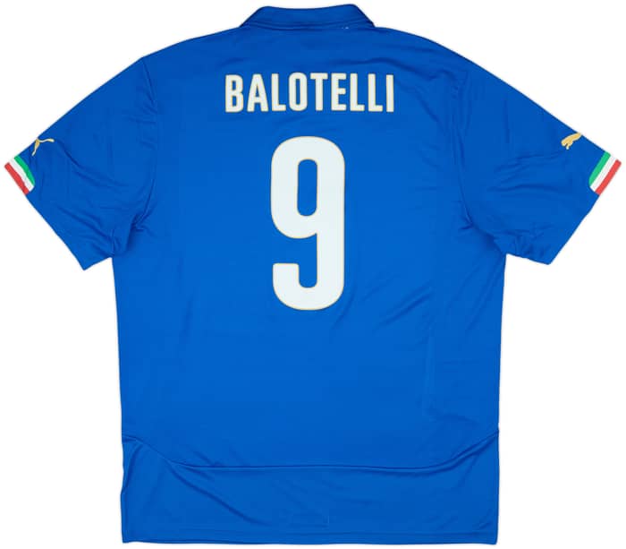 2014-15 Italy Home Shirt Balotelli #9 (XXL)