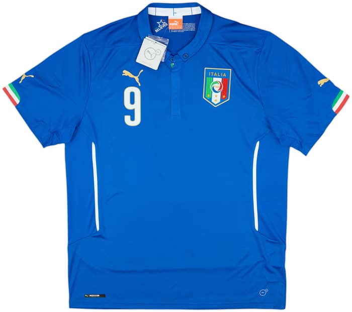 2014-15 Italy Home Shirt Balotelli #9 (XXL)