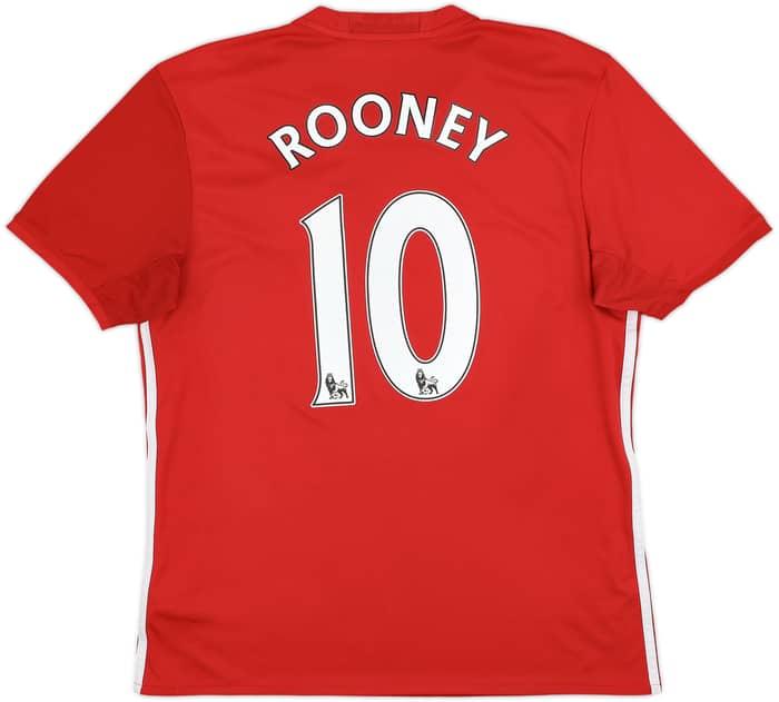 2016-17 Manchester United Home Shirt Rooney #10 - 6/10 - (L)
