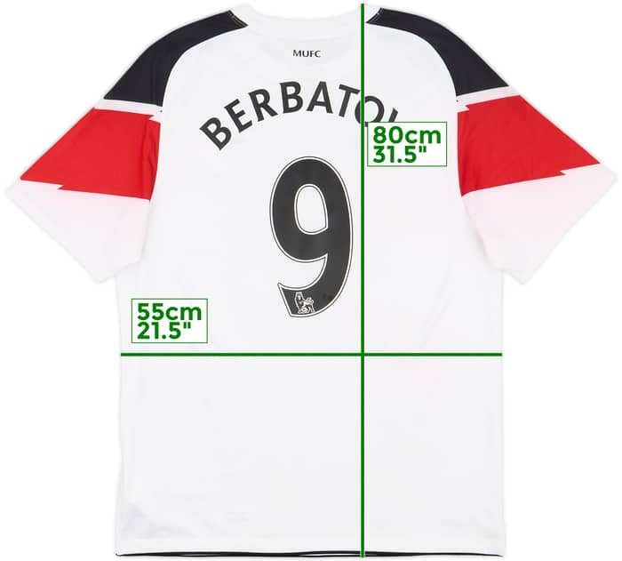 2010-12 Manchester United Away Shirt Berbatov #9 - 8/10 - (L)