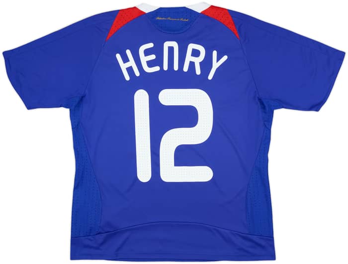 2007-08 France Home Shirt Henry #12 - 9/10 - (Women's L)