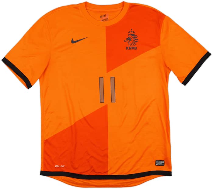 2012-13 Netherlands Home Shirt Robben #11 - 6/10 - (L)