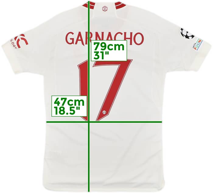 2023-24 Manchester United Third Shirt Garnacho #17 - 6/10 - (S)