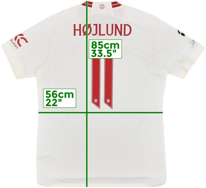 2023-24 Manchester United Third Shirt Højlund #11 - 6/10 - (L)