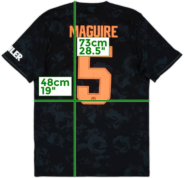 2019-20 Manchester United Third Shirt Maguire #5 - 8/10 - (M)