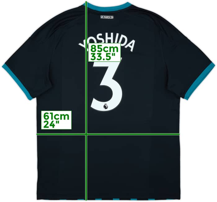 2017-18 Southampton Away Shirt Yoshida #3 (XXL)