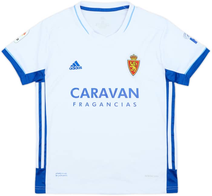 2020-21 Real Zaragoza Home Shirt - 7/10 - (M)