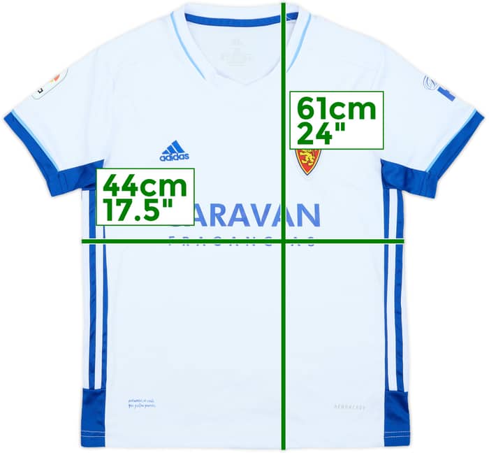 2020-21 Real Zaragoza Home Shirt - 7/10 - (M)