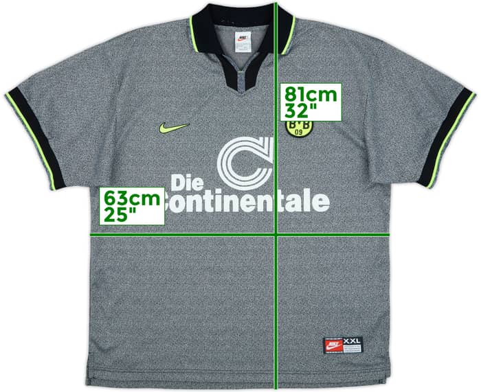 1997-98 Borussia Dortmund Away Shirt - 10/10 - (XXL)